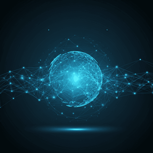 Digital network background
