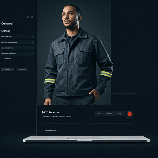 Magento workwear store preview