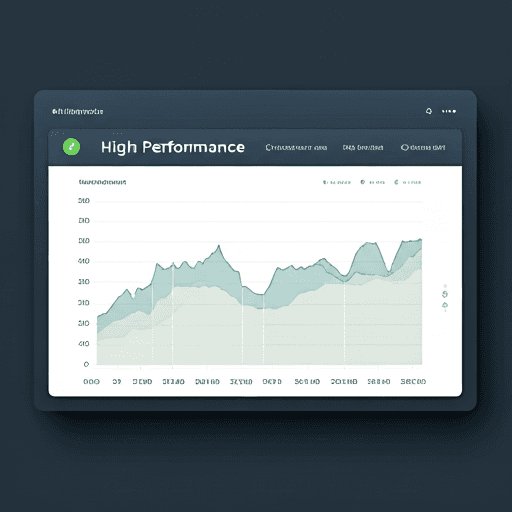 High performance dashboard showing speed metrics