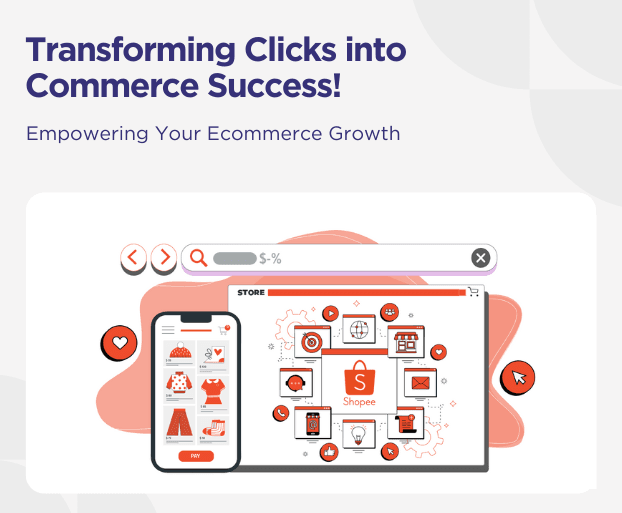 E-commerce development services illustration