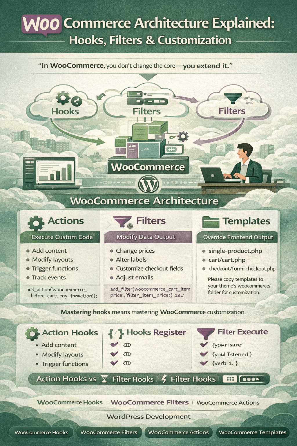 WooCommerce Architecture Explained: Hooks, Filters & Customization
