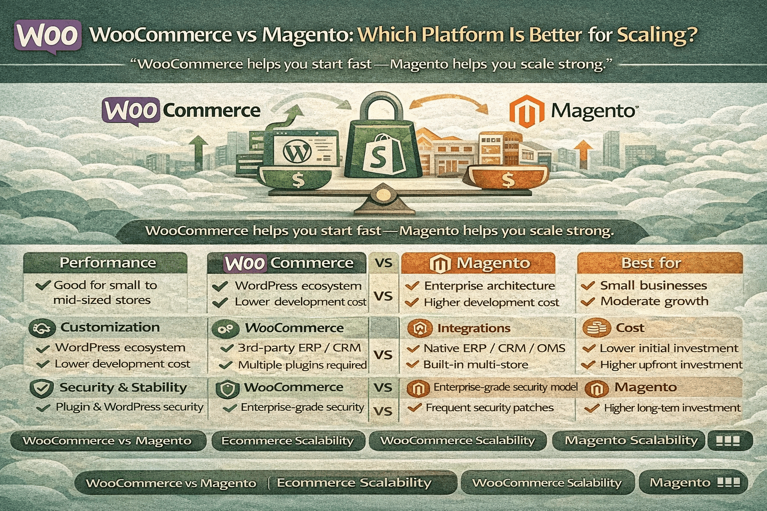 WooCommerce vs Magento: Which Platform Is Better for Scaling?