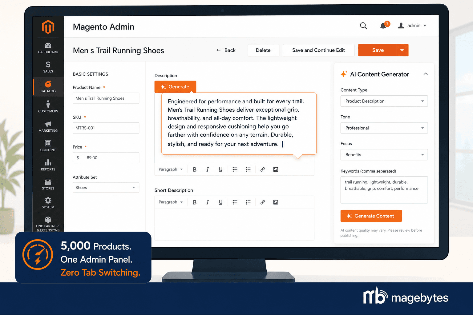 Magento 2 AI Content Generator