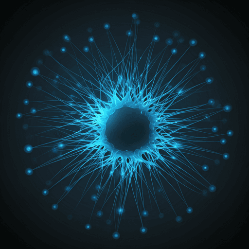 AI copilot neural network illustration