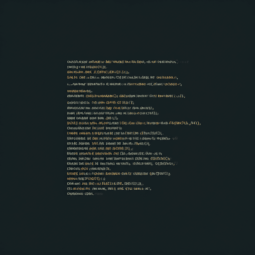 Developer writing code on screen