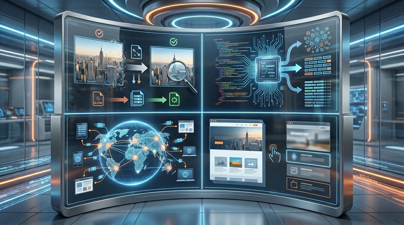 Latest web designing techniques improving website performance