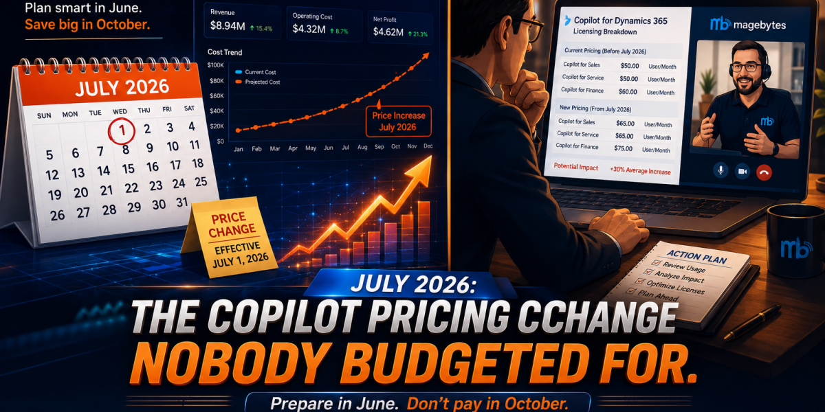 Dynamics 365's July 2026 Copilot Licensing Changes